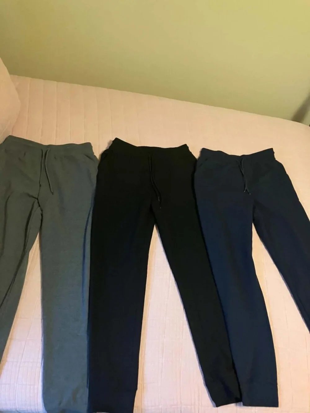 Three pairs of mens joggers